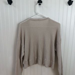 American Eagle Outfitters Sweaters - Natural waffle knit cardigan American Eagle Outfitters Sweaters - Natural waffle knit cardigan